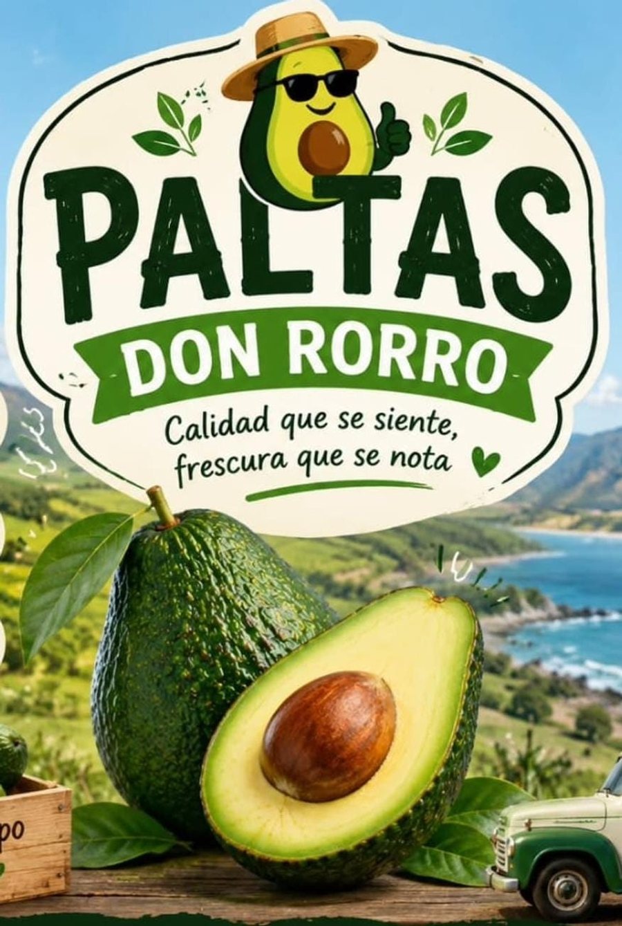 Paltas Don Rorro — identidad de marca para negocio de compra y venta de paltas